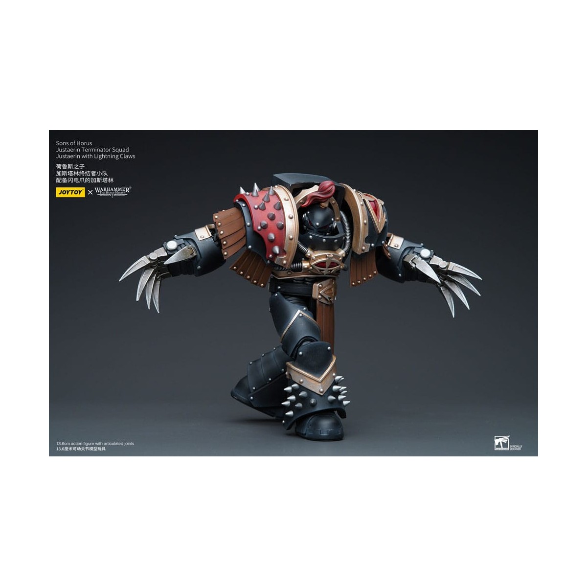 JoyToy - Hijos de Horus - Escuadra Terminator Justaerin - Justaerin con Garras Relámpago 1/18 - La Herejía de Horus