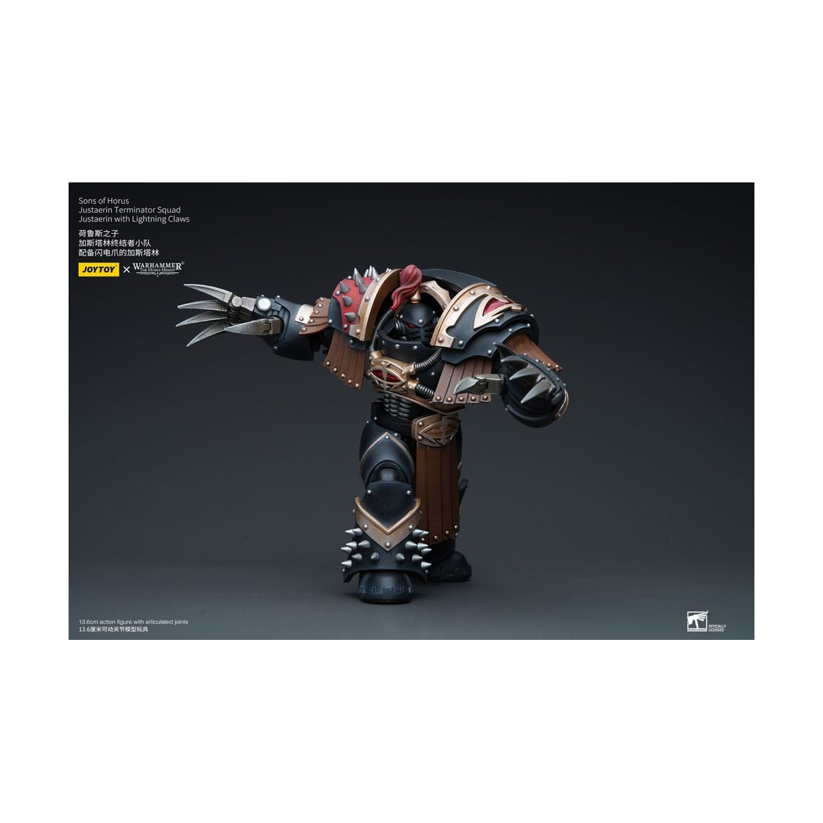 JoyToy - Hijos de Horus - Escuadra Terminator Justaerin - Justaerin con Garras Relámpago 1/18 - La Herejía de Horus