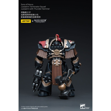 JoyToy - Hijos de Horus - Escuadra Terminator Justaerin - Justaerin con Martillo del Trueno 1/18 - La Herejía de Horus