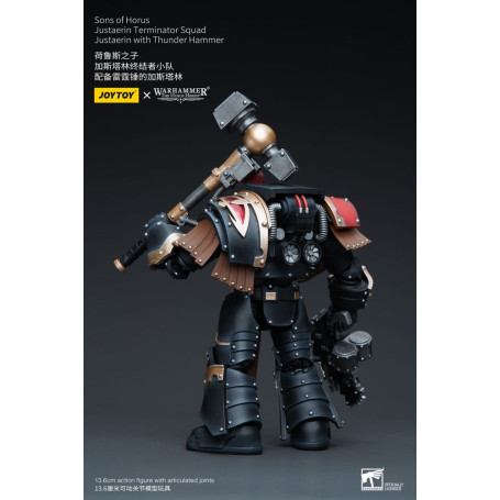 JoyToy - Hijos de Horus - Escuadra Terminator Justaerin - Justaerin con Martillo del Trueno 1/18 - La Herejía de Horus