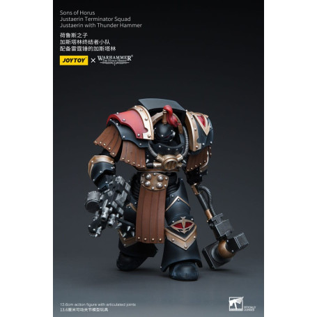 JoyToy - Hijos de Horus - Escuadra Terminator Justaerin - Justaerin con Martillo del Trueno 1/18 - La Herejía de Horus