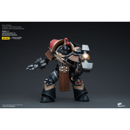 JoyToy - Hijos de Horus - Escuadra Terminator Justaerin - Justaerin con Martillo del Trueno 1/18 - La Herejía de Horus