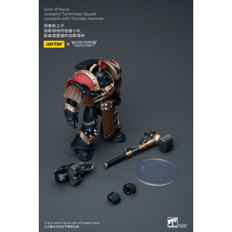 JoyToy - Hijos de Horus - Escuadra Terminator Justaerin - Justaerin con Martillo del Trueno 1/18 - La Herejía de Horus