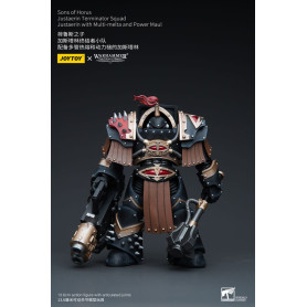 JoyToy - Hijos de Horus - Escuadra Terminator Justaerin - Justaerin con Multi-melta y Power Maul 1/18 - La Herejía de Horus