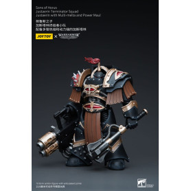 JoyToy - Hijos de Horus - Escuadra Terminator Justaerin - Justaerin con Multi-melta y Power Maul 1/18 - La Herejía de Horus