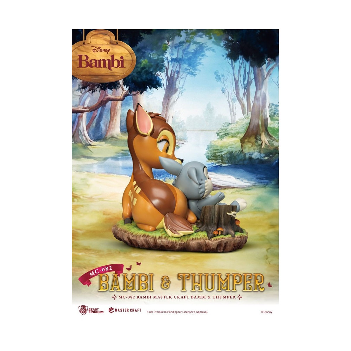 Beast Kingdom Disney - Master Craft Bambi & Panpan - Thumper