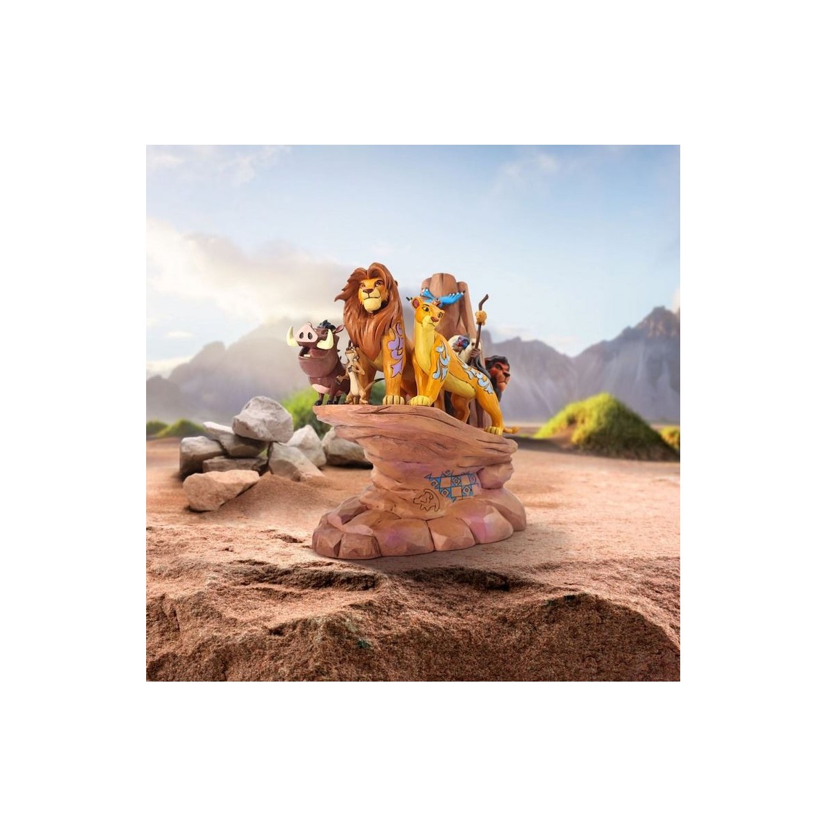 Enesco Disney Tradition by Jim Shore - El Rey León "Tallado en Piedra" - 30 aniversario