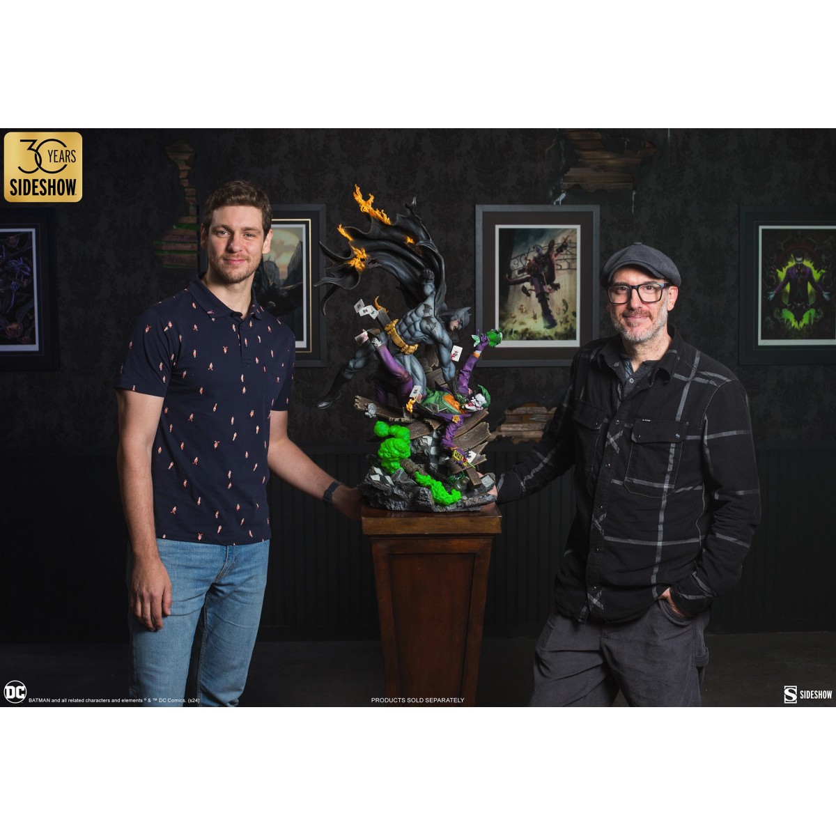 Sideshow 30 años - Dc Comics - Batman vs The Joker: Enemigos Eternos Formato Premium 1/4
