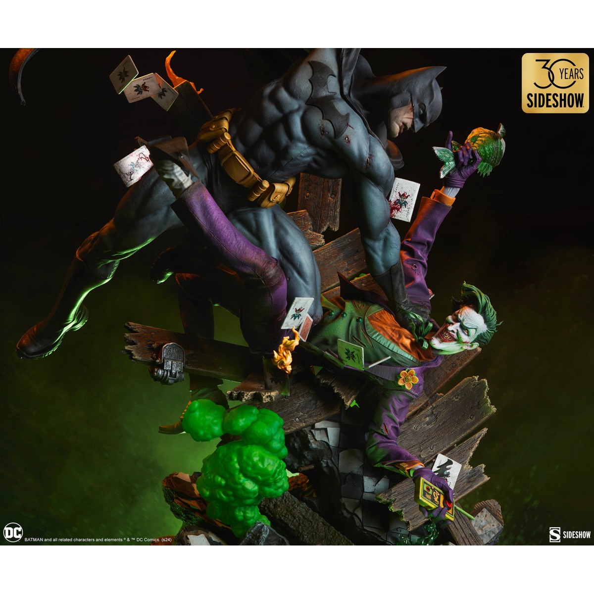 Sideshow 30 años - Dc Comics - Batman vs The Joker: Enemigos Eternos Formato Premium 1/4