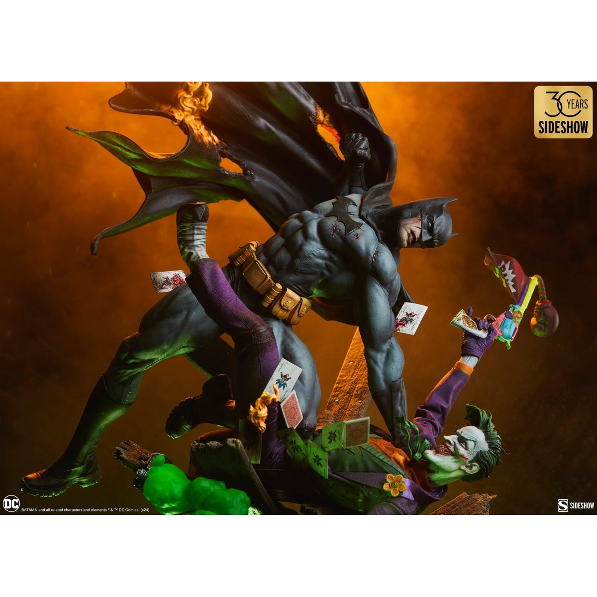 Sideshow 30 años - Dc Comics - Batman vs The Joker: Enemigos Eternos Formato Premium 1/4
