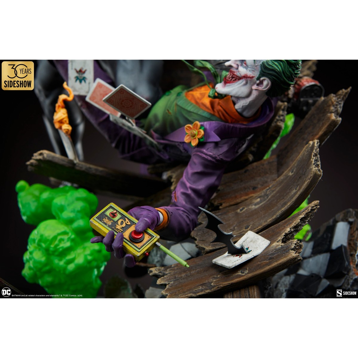 Sideshow 30 años - Dc Comics - Batman vs The Joker: Enemigos Eternos Formato Premium 1/4