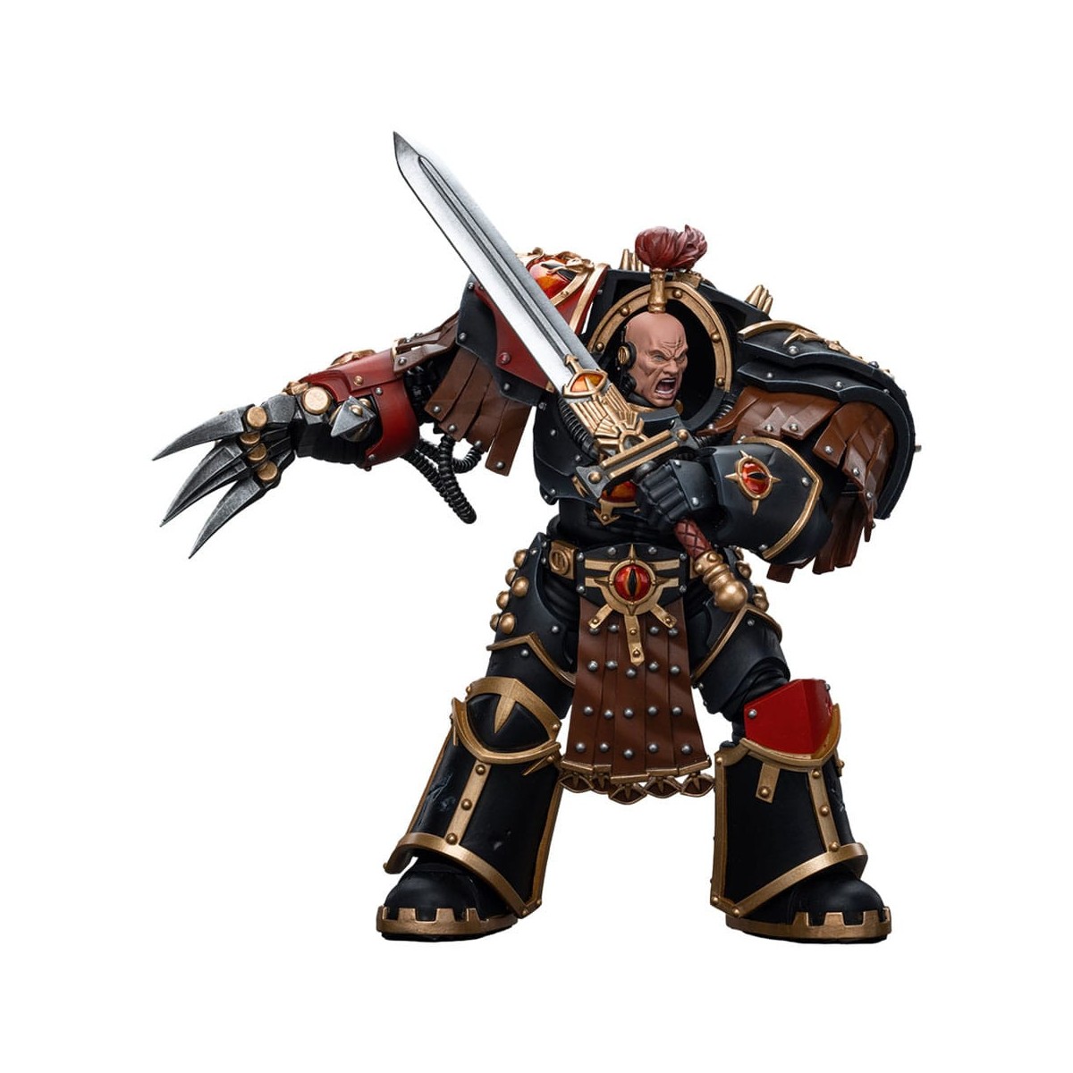 JoyToy Space Marines - Hijos de Horus - Ezekyle Abaddon Primer Capitán de la XVl Legión - 1/18 - Warhammer La Herejía de Horus