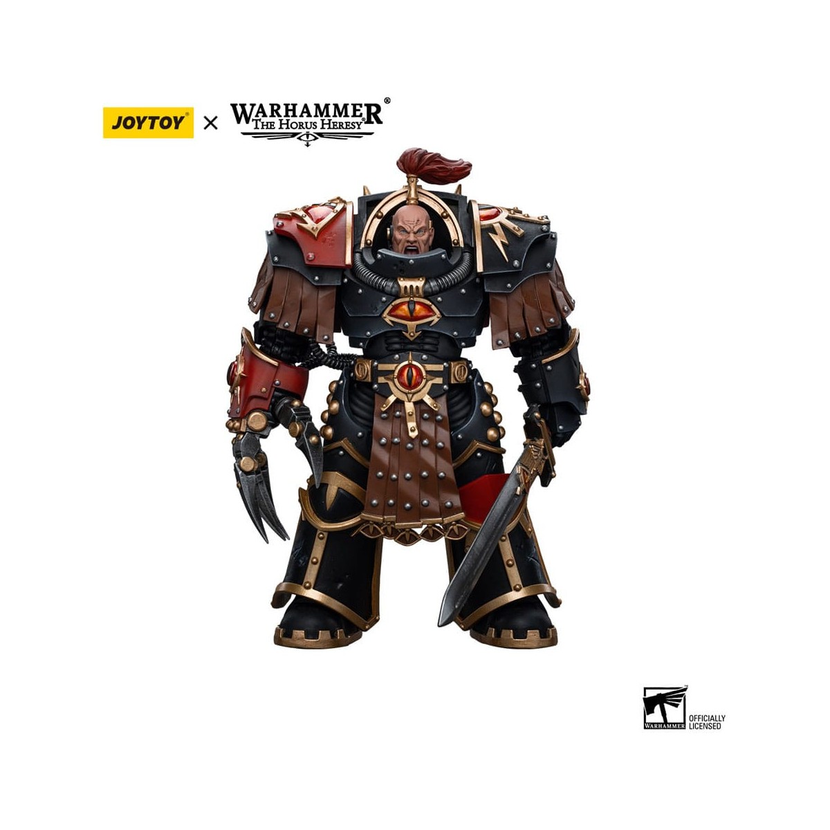 JoyToy Space Marines - Hijos de Horus - Ezekyle Abaddon Primer Capitán de la XVl Legión - 1/18 - Warhammer La Herejía de Horus