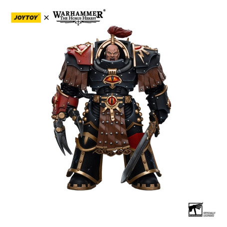 JoyToy Space Marines - Hijos de Horus - Ezekyle Abaddon Primer Capitán de la XVl Legión - 1/18 - Warhammer La Herejía de Horus