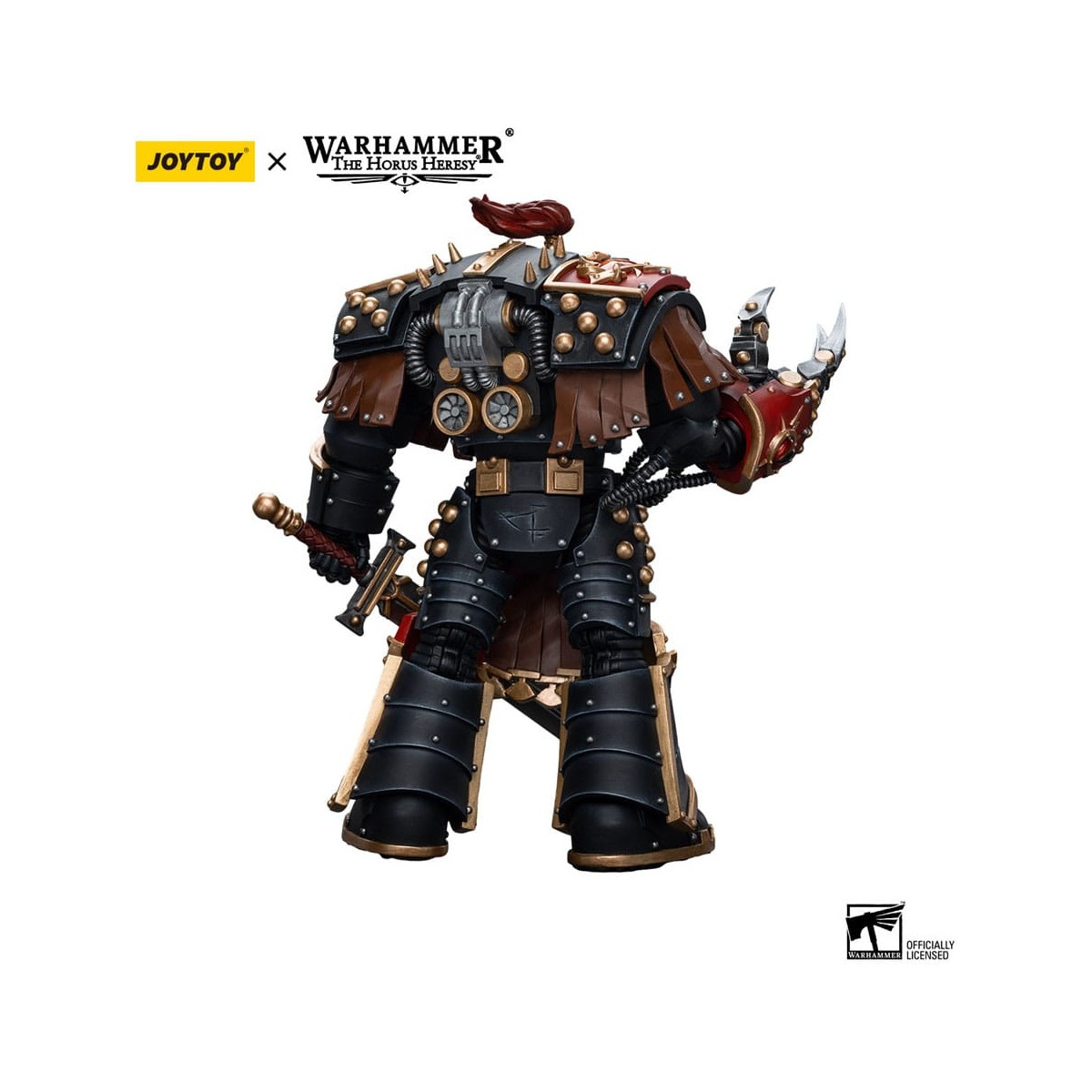 JoyToy Space Marines - Hijos de Horus - Ezekyle Abaddon Primer Capitán de la XVl Legión - 1/18 - Warhammer La Herejía de Horus
