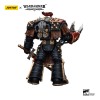 JoyToy Space Marines - Hijos de Horus - Ezekyle Abaddon Primer Capitán de la XVl Legión - 1/18 - Warhammer La Herejía de Horus