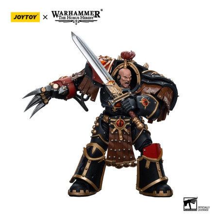 JoyToy Space Marines - Hijos de Horus - Ezekyle Abaddon Primer Capitán de la XVl Legión - 1/18 - Warhammer La Herejía de Horus