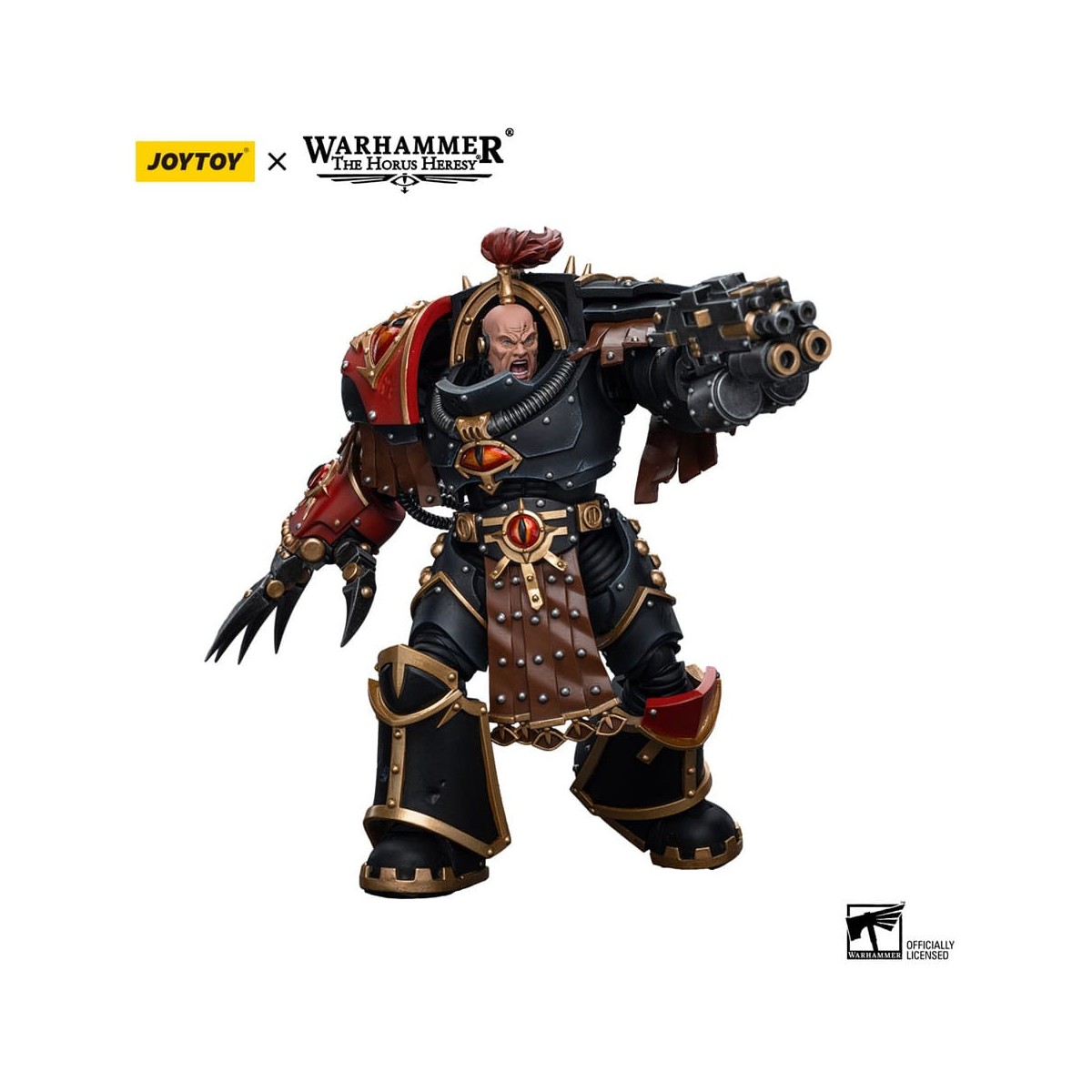 JoyToy Space Marines - Hijos de Horus - Ezekyle Abaddon Primer Capitán de la XVl Legión - 1/18 - Warhammer La Herejía de Horus