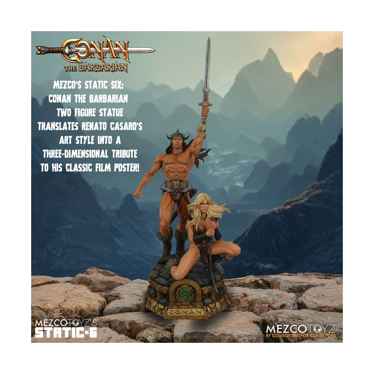 Mezco - Static 6 - Conan el Bárbaro (1982) estatua 1/6