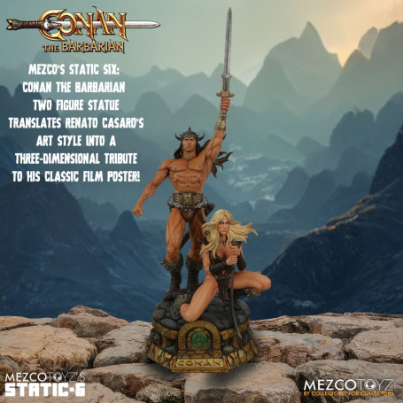 Mezco - Static 6 - Conan el Bárbaro (1982) estatua 1/6