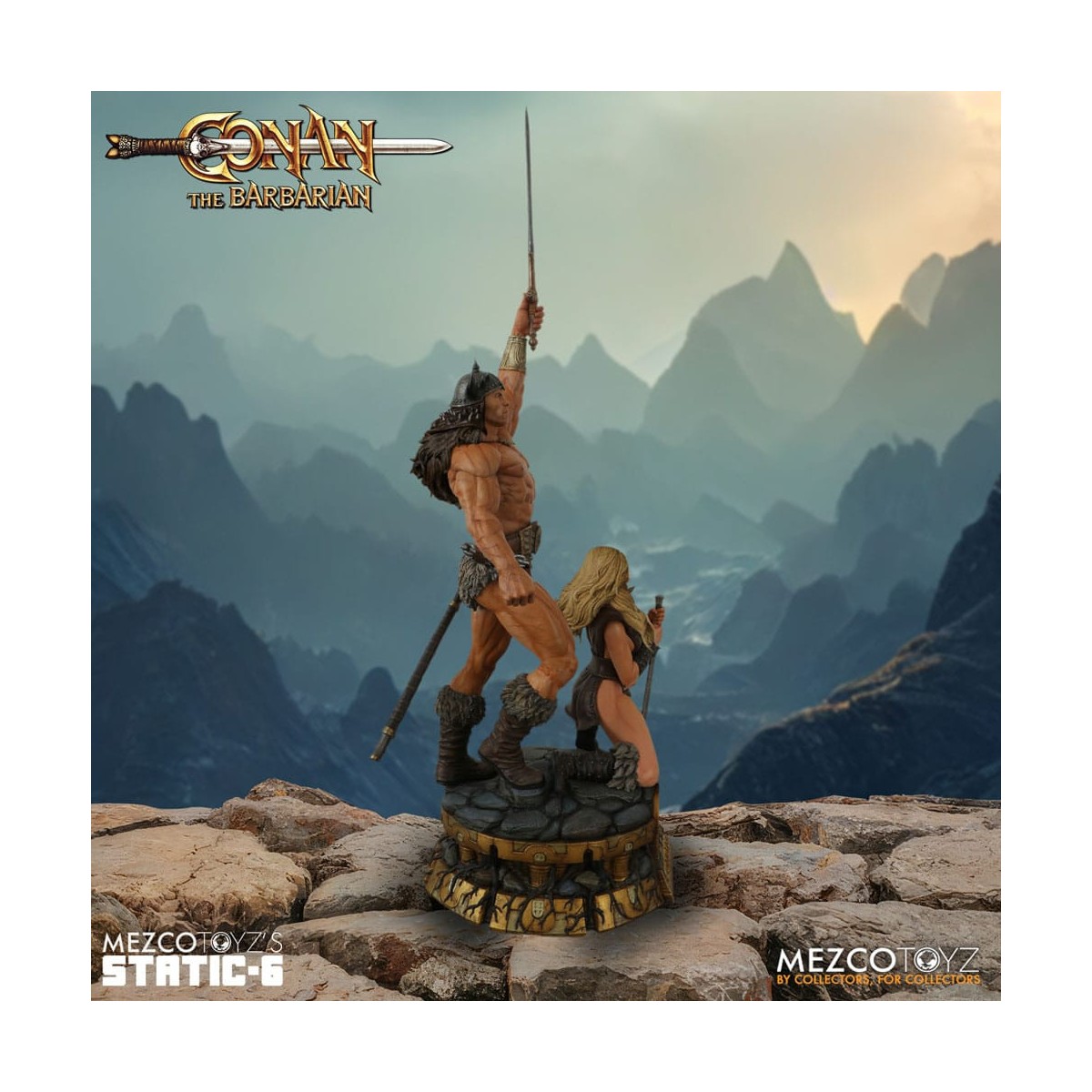 Mezco - Static 6 - Conan el Bárbaro (1982) estatua 1/6