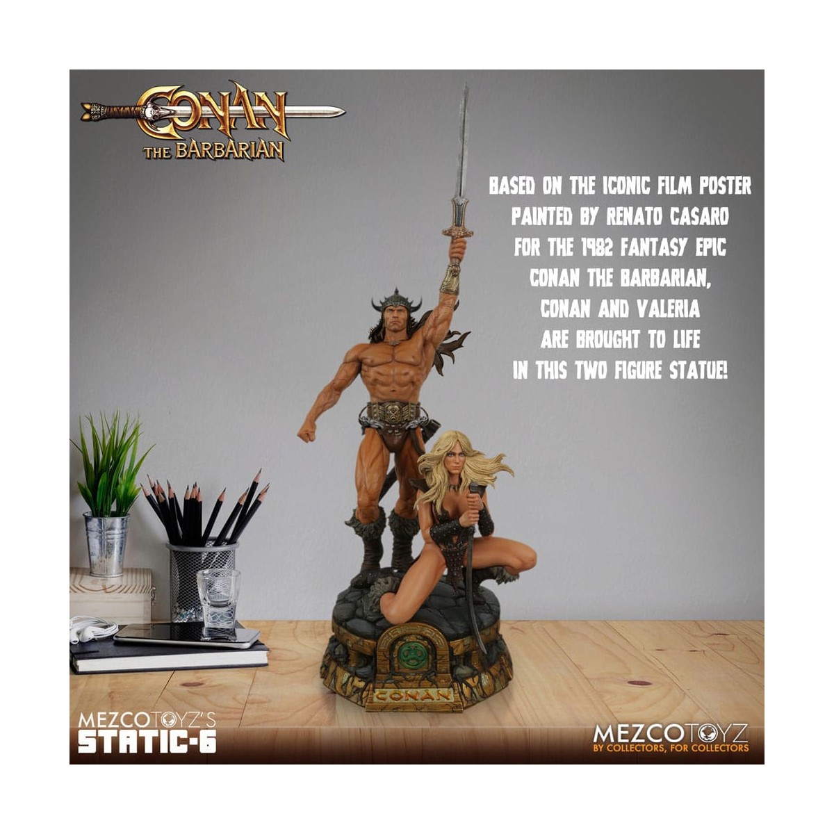 Mezco - Static 6 - Conan el Bárbaro (1982) estatua 1/6
