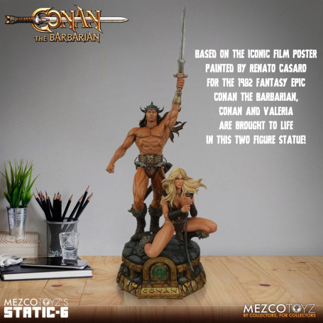 Mezco - Static 6 - Conan el Bárbaro (1982) estatua 1/6