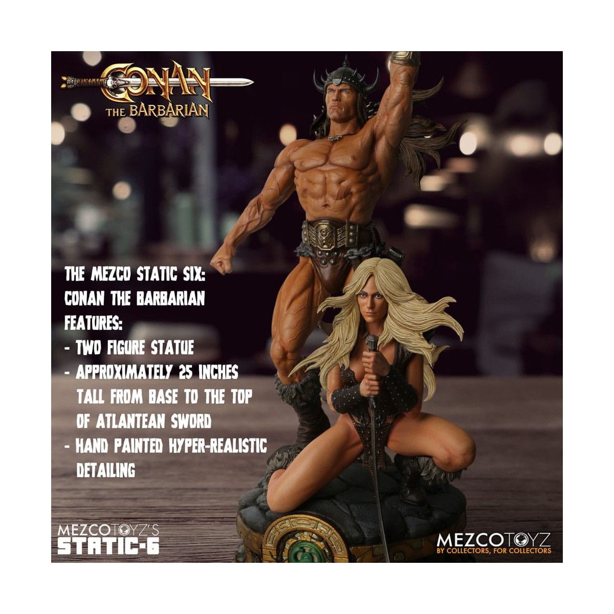 Mezco - Static 6 - Conan el Bárbaro (1982) estatua 1/6