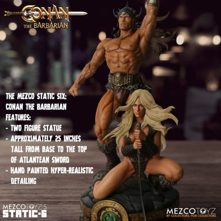 Mezco - Static 6 - Conan el Bárbaro (1982) estatua 1/6