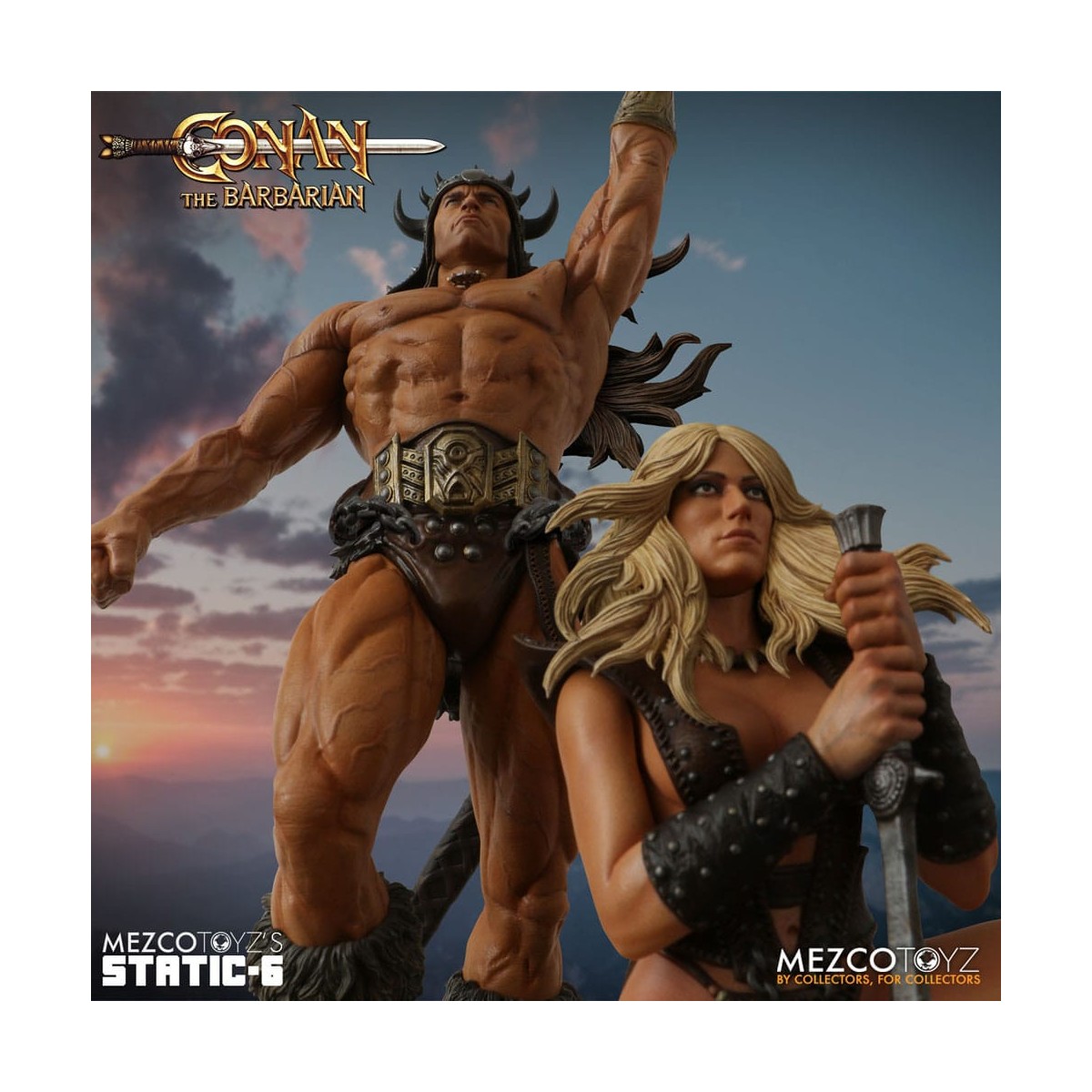 Mezco - Static 6 - Conan el Bárbaro (1982) estatua 1/6
