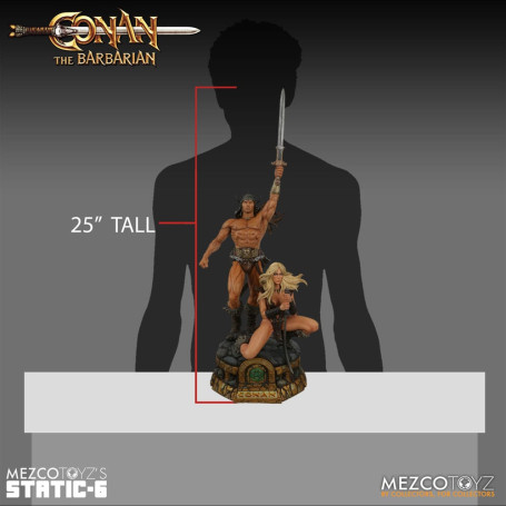 Mezco - Static 6 - Conan el Bárbaro (1982) estatua 1/6