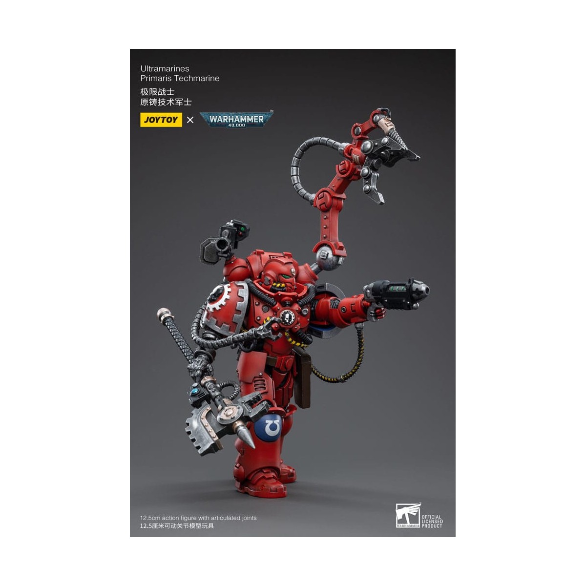 JoyToy - Marines Espaciales - Ultramarines - Techmarine Hermano Tybestis 1/18 - Warhammer 40K
