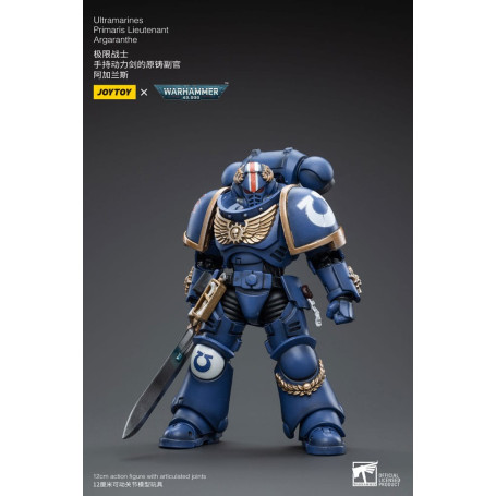 JoyToy - Marines Espaciales - Ultramarines - Primaris Teniente Argaranthe 1/18 - Warhammer 40K