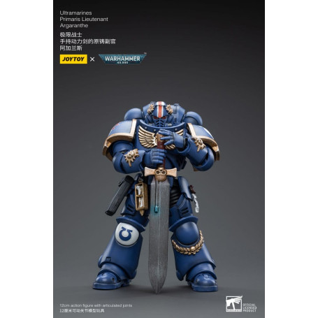 JoyToy - Marines Espaciales - Ultramarines - Primaris Teniente Argaranthe 1/18 - Warhammer 40K