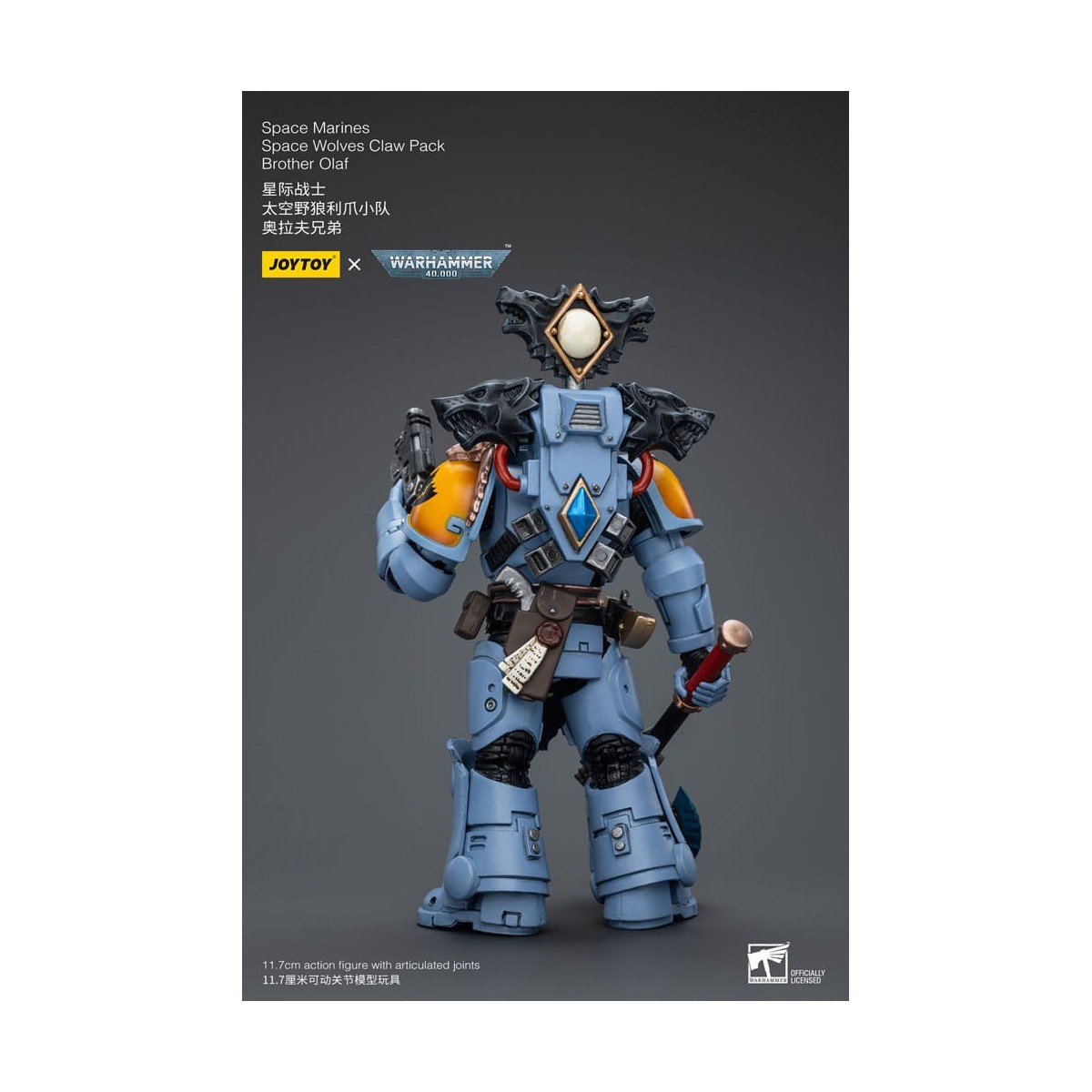 JoyToy Space Marines - Space Wolves - Claw Pack Hermano Olaf 1/18 - Warhammer 40K