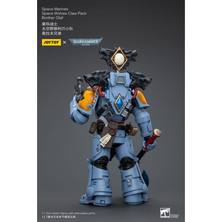 JoyToy Space Marines - Space Wolves - Claw Pack Hermano Olaf 1/18 - Warhammer 40K