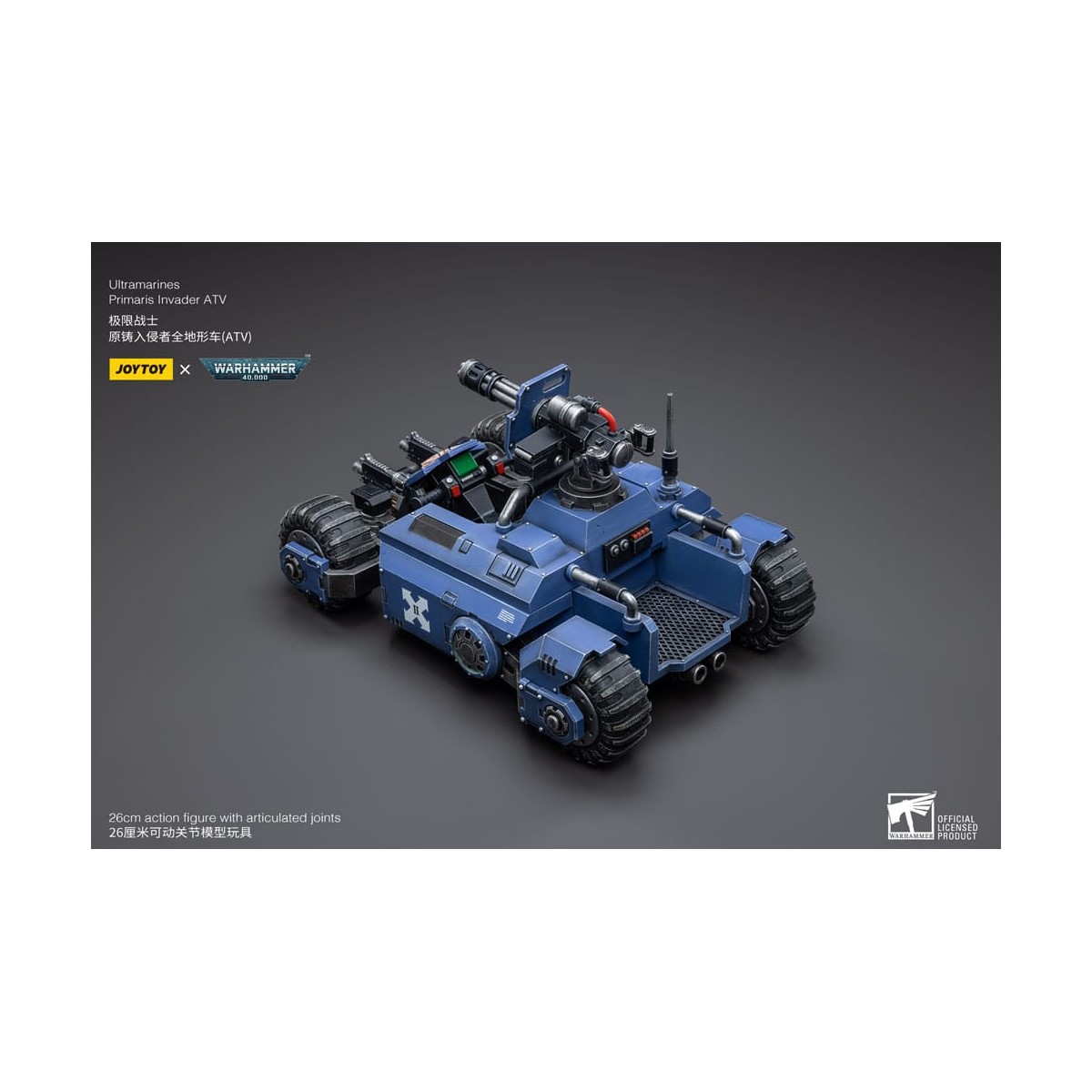 JoyToy - Marines Espaciales - Ultramarines - Primaris Invader ATV 1/18 - Warhammer 40K