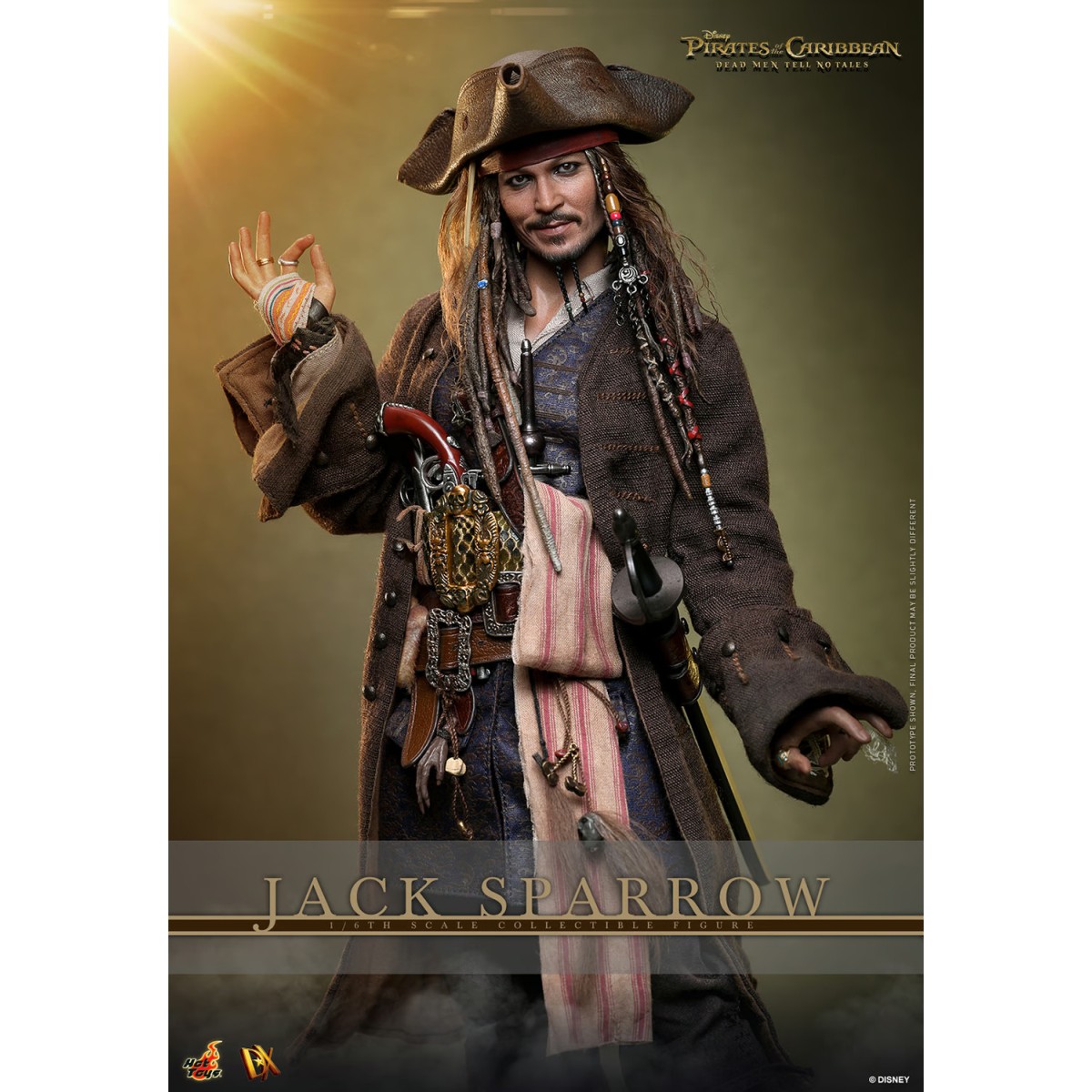 Hot Toys Piratas del Caribe - Jack Sparrow Edición Coleccionista - Dead Men Tell No Tales
