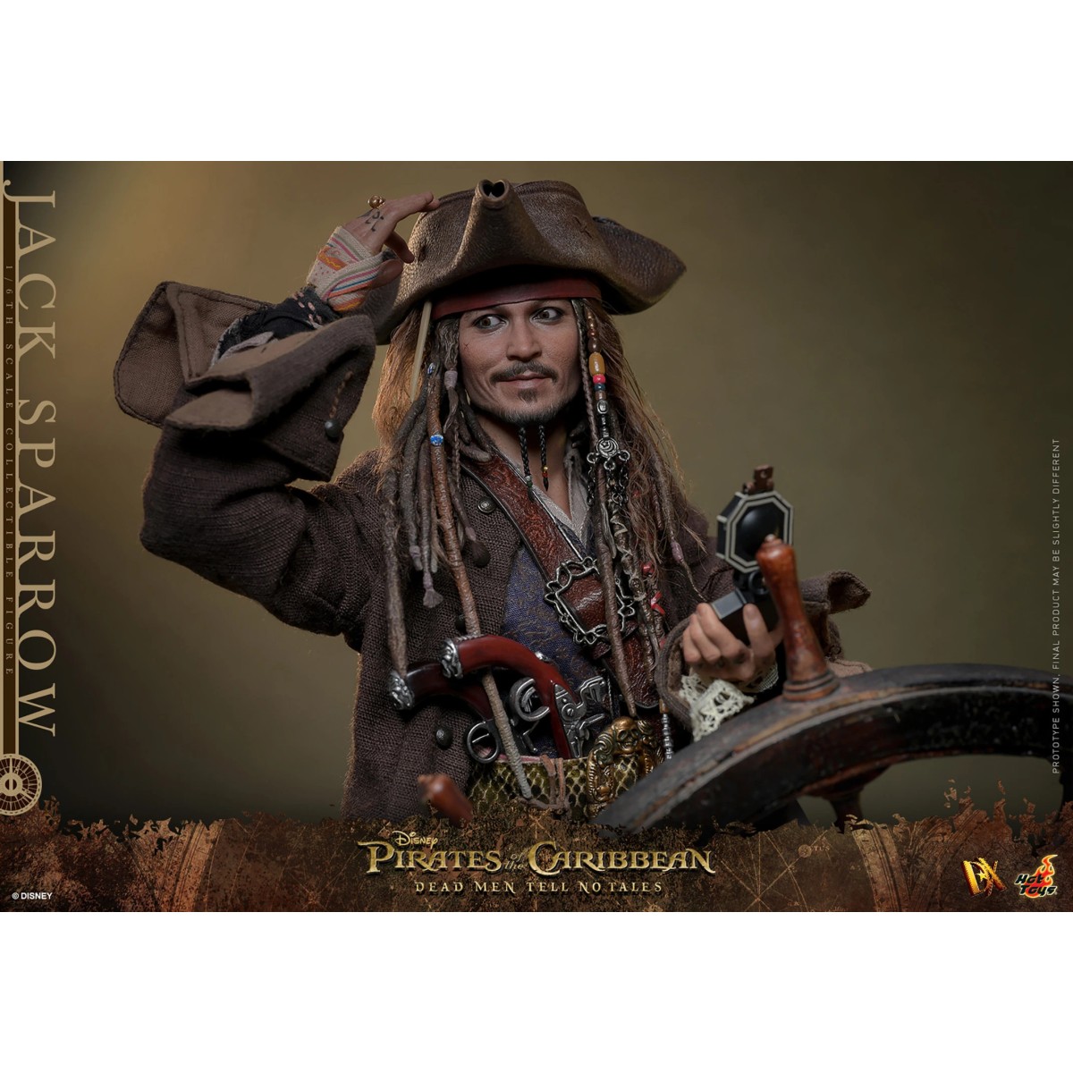 Hot Toys Piratas del Caribe - Jack Sparrow Edición Coleccionista - Dead Men Tell No Tales