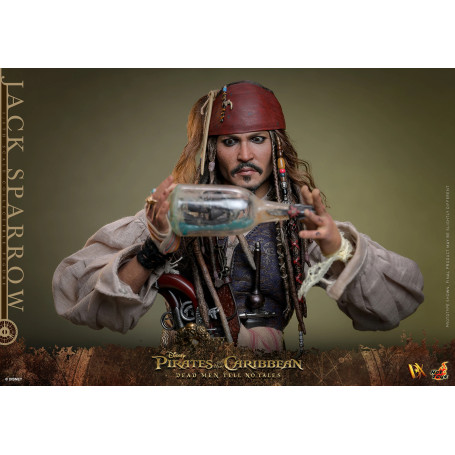 Hot Toys Piratas del Caribe - Jack Sparrow Edición Coleccionista - Dead Men Tell No Tales
