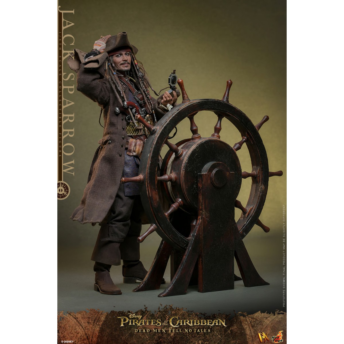 Hot Toys Piratas del Caribe - Jack Sparrow Edición Coleccionista - Dead Men Tell No Tales