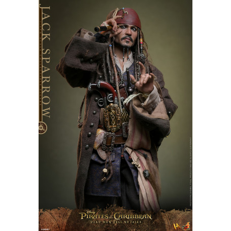 Hot Toys Piratas del Caribe - Jack Sparrow Edición Coleccionista - Dead Men Tell No Tales