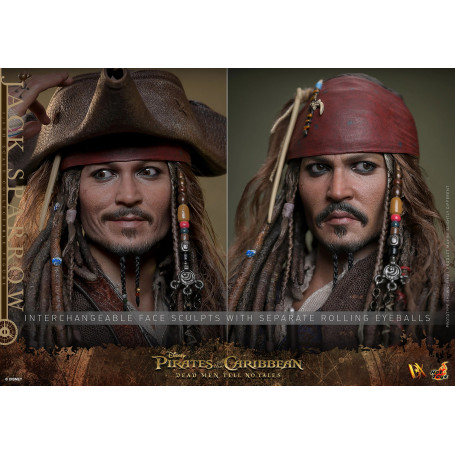 Hot Toys Piratas del Caribe - Jack Sparrow Edición Coleccionista - Dead Men Tell No Tales