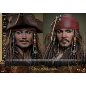 Hot Toys Piratas del Caribe - Jack Sparrow Edición Deluxe - Dead Men Tell No Tales