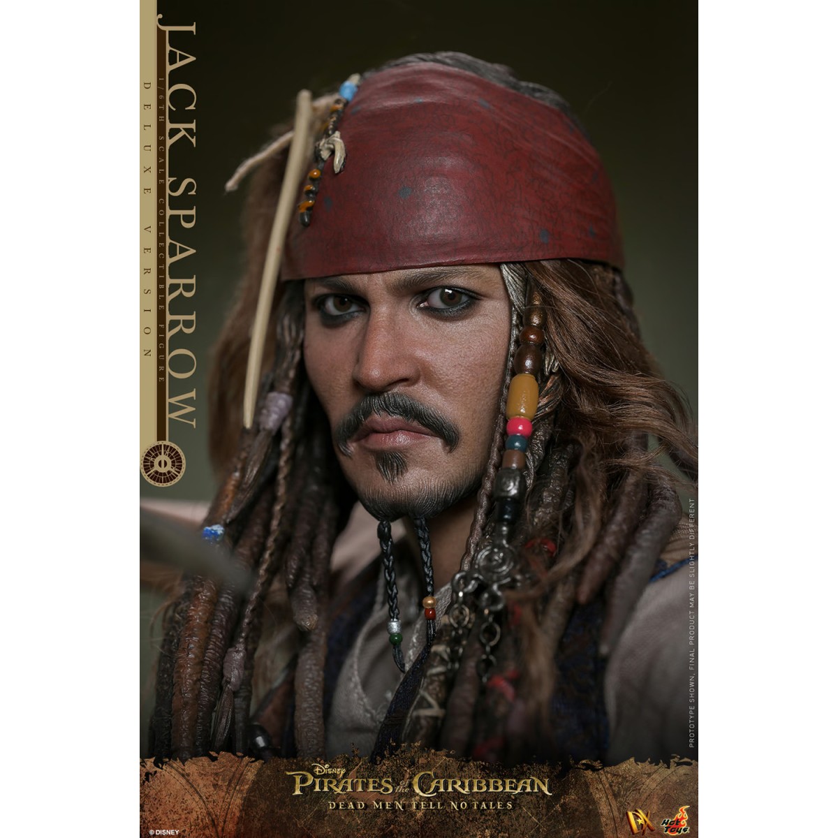 Hot Toys Piratas del Caribe - Jack Sparrow Edición Deluxe - Dead Men Tell No Tales