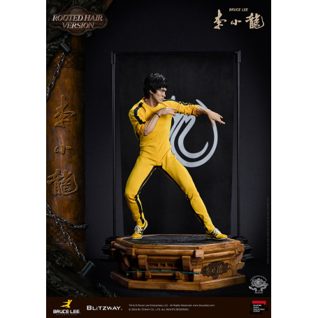 Blitzway - Bruce Lee Rooted Hair Ver. 1/4 - Homenaje 50 Aniversario - El Juego de la Muerte