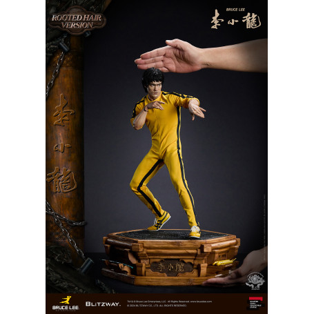 Blitzway - Bruce Lee Rooted Hair Ver. 1/4 - Homenaje 50 Aniversario - El Juego de la Muerte