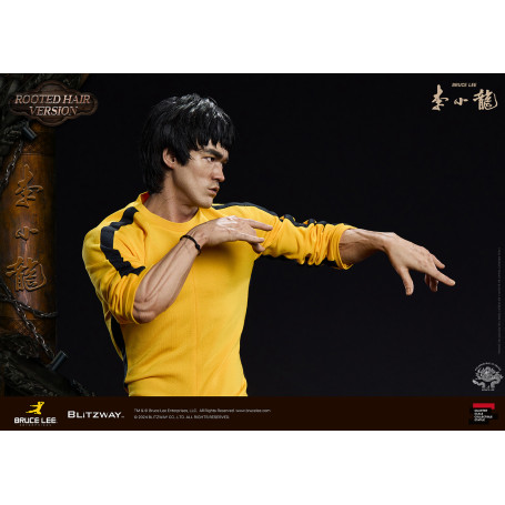 Blitzway - Bruce Lee Rooted Hair Ver. 1/4 - Homenaje 50 Aniversario - El Juego de la Muerte