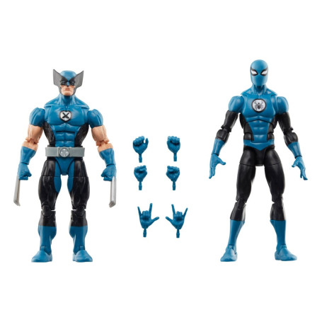 Marvel Legends - Lobezno y Spiderman - Fantastic Four 2 pack