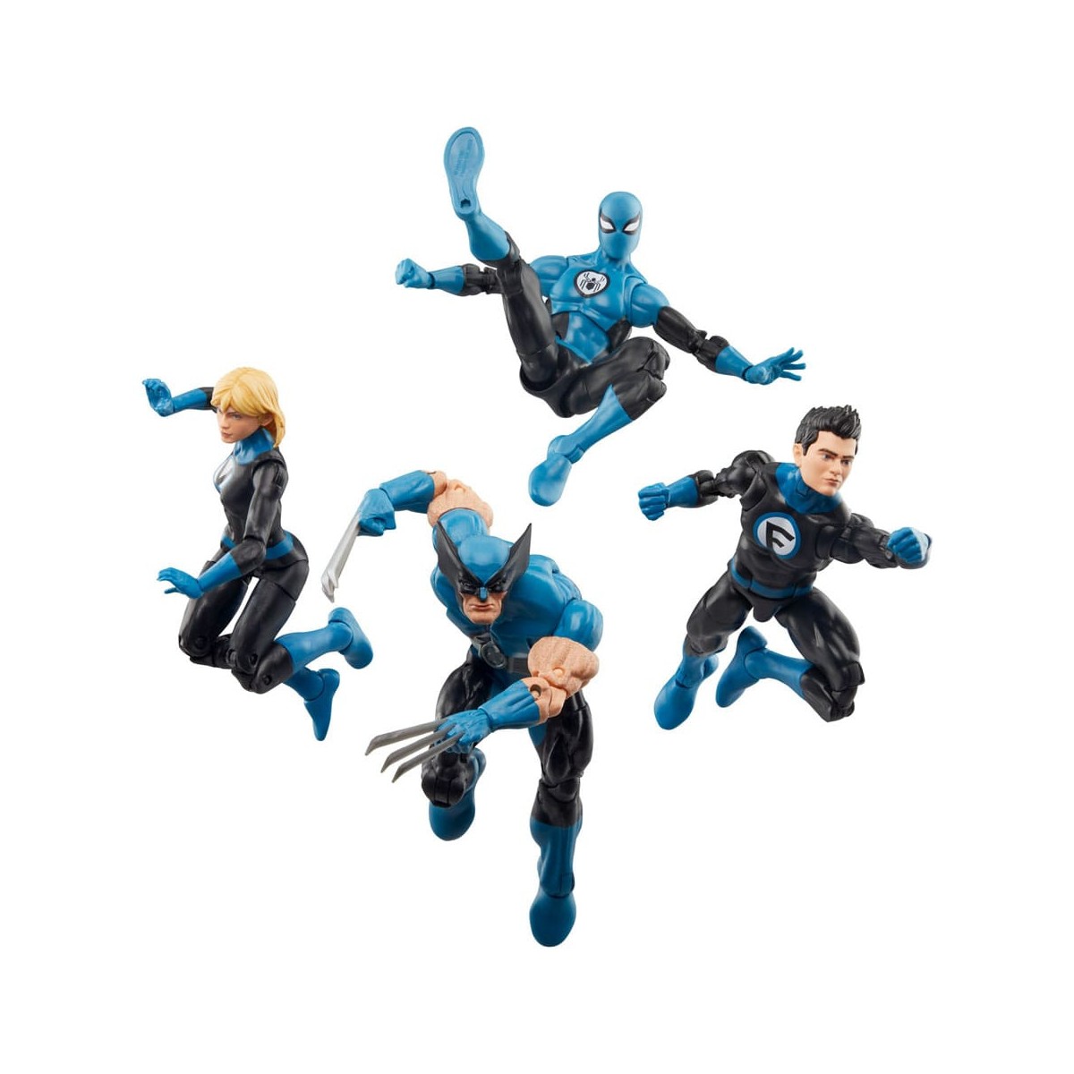 Marvel Legends - Lobezno y Spiderman - Fantastic Four 2 pack